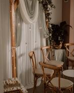 Prachtige houten backdrop / trouwboog / ceremonieboog, Ophalen, Nieuw