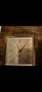 Vintage Brass Europa 7 Jewels Music Alarm Clock, Comme neuf, Enlèvement ou Envoi