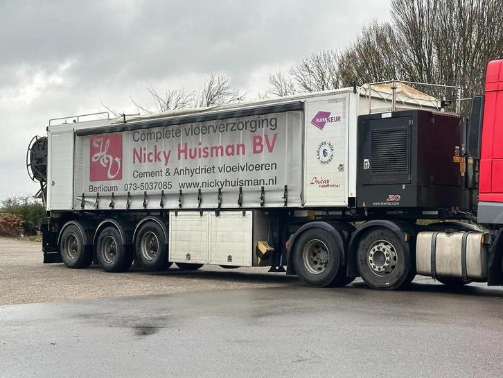 Bremat F3.20 CHAPE CEMENT DK1038, Autos, Camions, Entreprise, Remorques et Semi-remorques, Autres carburants, Autres couleurs