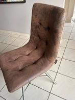 6 eetkamer stoelen van Henders en Hazel., Huis en Inrichting, Ophalen, Modern design, Bruin, Leer
