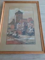 Tekening met houtskool en andere technieken, Antiek en Kunst, Ophalen