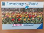 puzzel 1000 st - Ravensburger - tulpen, Ophalen of Verzenden, 500 t/m 1500 stukjes, Zo goed als nieuw, Legpuzzel
