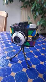 Agfa Clack mozaïek - handgeschilderd apparaat, Ophalen of Verzenden, 1940 tot 1960, Fototoestel