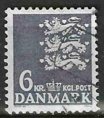 Denemarken 1976 - Yvert 627 - Wapenschild Leeuwen (ST)