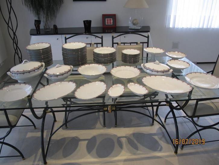 tafelgerei, Huis en Inrichting, Keuken | Servies, Zo goed als nieuw, Compleet servies, Overige stijlen, Porselein, Ophalen