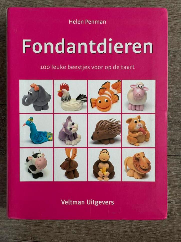 Helen Penman - Fondantdieren, Boeken, Kookboeken, Zo goed als nieuw, Taart, Gebak en Desserts, Ophalen