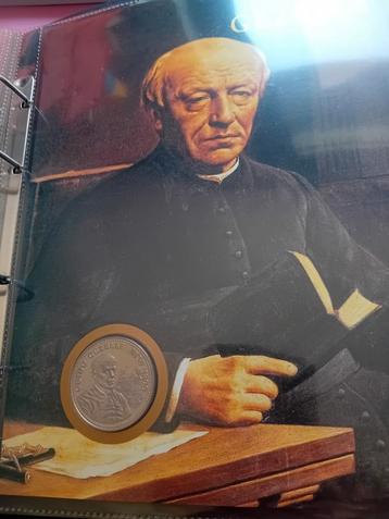 Mooie medailles beroemde belgen., Timbres & Monnaies, Enlèvement ou Envoi, Belgique