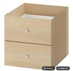 Ikea KALLAX inzet met 2 lades, Ophalen, Zo goed als nieuw