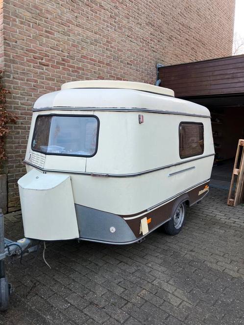 Eriba puck touring 1986, Caravans en Kamperen, Caravans, Particulier, tot en met 2, 500 - 750 kg, Standaardzit, Eriba, Lengtebed