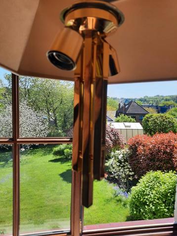 LAMPE SUSPENDUE hexagonale vintage DEKNUDT, Enlèvement