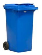 360 Liter blauwe afvalcontainer, Doe-het-zelf en Bouw, Ophalen