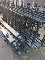 11.5 meter Sierhekwerk! Groen gecoat, verzinkt 70cm hoog!, Tuin en Terras, Tuinhekken en Hekwerk, Ophalen, Met poort, Gebruikt