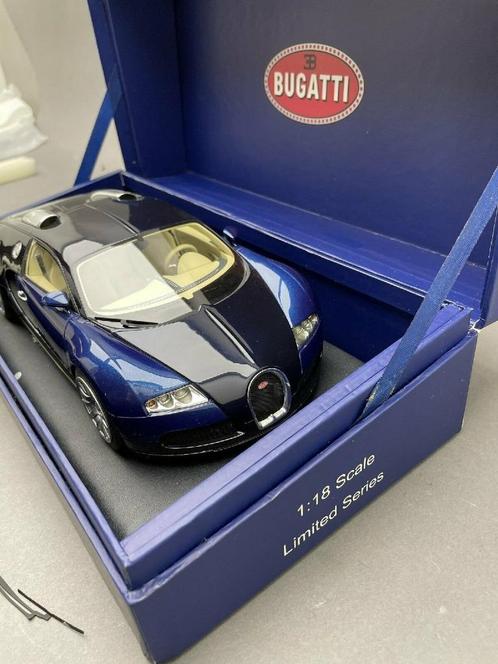 Coffret EB BUGATTI 16.4 Veyron 1/18 MR MODELS ART XTra NEUF, Hobby en Vrije tijd, Modelauto's | 1:18, Zo goed als nieuw, Auto