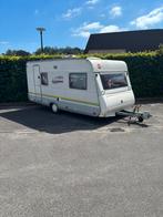 Bustner caravan alles erop en eraan, Caravans en Kamperen, Bedrijf, Schokbreker, Vast bed