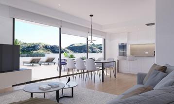 Luxe duplex met terras en uitzicht op de golfbaan  beschikbaar voor biedingen