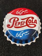 Panneau publicitaire en émail Pepsi-Cola Button, Enlèvement ou Envoi, Comme neuf, Panneau publicitaire