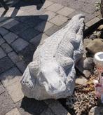 Granieten krokodil, Tuin en Terras, Ophalen, Zo goed als nieuw, Steen, Dierenbeeld