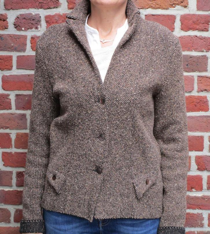 Wollen winterjas – merk Anne Claire – maat 42, Kleding | Dames, Jassen | Winter, Zo goed als nieuw, Maat 42/44 (L), Bruin, Ophalen of Verzenden