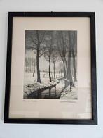 Gravure d'Emile De Cooman, Enlèvement ou Envoi