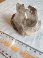 Grappe de quartz fumé - 370 gr, Collections, Minéraux & Fossiles, Enlèvement ou Envoi