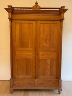 Authentieke kast, volhouten pitchpine, Antiek en Kunst, Antiek | Meubels | Kasten, Ophalen