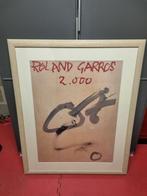 Affiche originale encadree roland garros 2000  antoni tapies, Maison & Meubles, Enlèvement