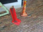 Oude rode gietijzeren machinepoten Hoog 70 cm, Antiquités & Art, Antiquités | Outils & Instruments, Enlèvement
