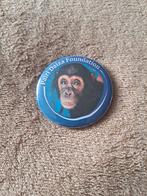 Badge Pairi Daiza chimpansee, Ophalen