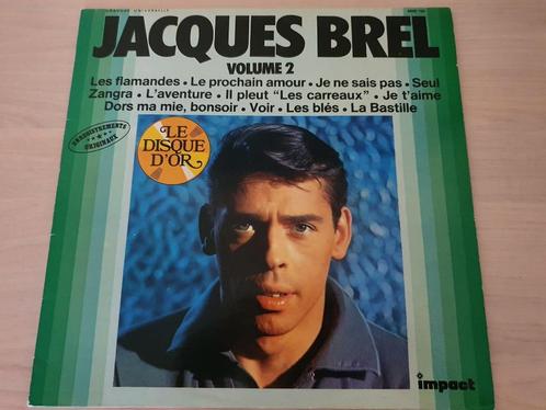 disque vinyl 33 tours jacques brel disque d'or volume 2, Cd's en Dvd's, Vinyl | Pop, Zo goed als nieuw, 1960 tot 1980, Ophalen of Verzenden