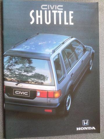 Honda Civic Shuttle 1.5 & 1.6 4WD Brochure beschikbaar voor biedingen