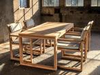 Allure tuinmeubel lente aanbieding: LAGO teak diningset, Tuin en Terras, Ophalen, Teakhout, Nieuw, 8 zitplaatsen