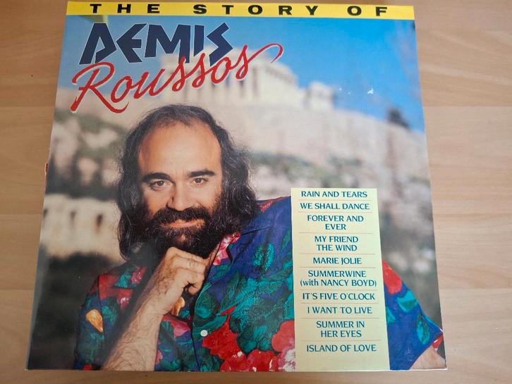 Vinyle 2LP DEMIS ROUSSOS — L'histoire de..., CD & DVD, Vinyles | Pop, Utilisé, 1960 à 1980, 12 pouces, Envoi