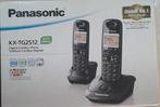 Panasonic KX-TG2512 Téléphone Sans Fil Numérique, Ophalen, Zo goed als nieuw, 2 handsets, Stralingsarm