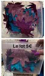 Lot de feuilles pailletées pour déco neuves, Enlèvement, Neuf