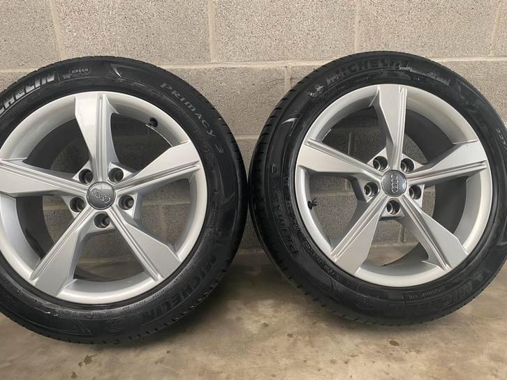 Jantes Audi 17 pouces avec pneus Michelin *État neuf*, Autos : Pièces & Accessoires, Pneus & Jantes, Pneus et Jantes, Pneus été