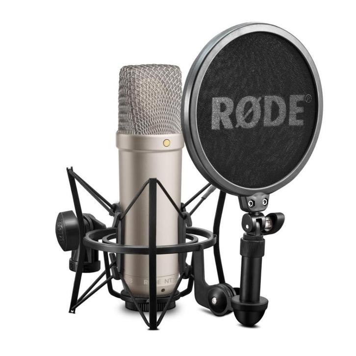 Rode NT1-A condensatormicrofoon (2 stuks), Musique & Instruments, Microphones, Comme neuf, Micro studio, Enlèvement