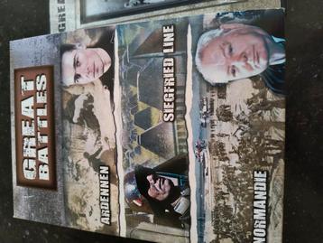 Verzamelbox WWII Great battles: Ardennen - Normandy - Siegfr beschikbaar voor biedingen
