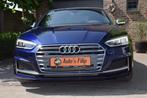 prachtige S5 cabrio slechts 23000 km als nieuw, Auto's, Automaat, Cabriolet, Blauw, Leder