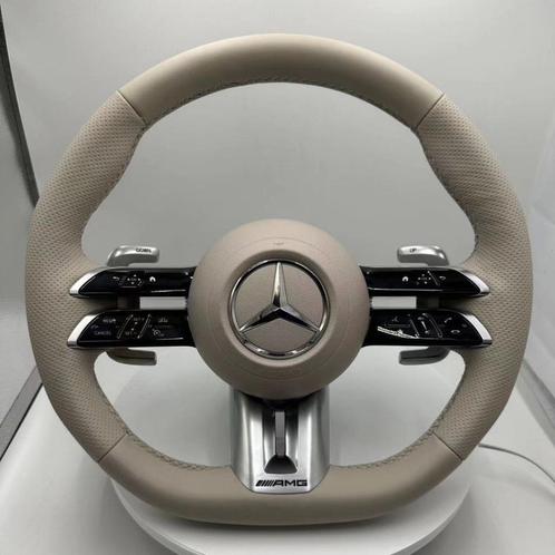 Mercedes custom stuur beige creme AMG, Auto-onderdelen, Besturing, Nieuw, Ophalen of Verzenden