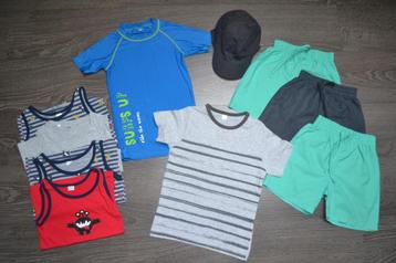 Vêtements garçon été 5 ans et 5/6 ans : shorts, t-shirts... beschikbaar voor biedingen