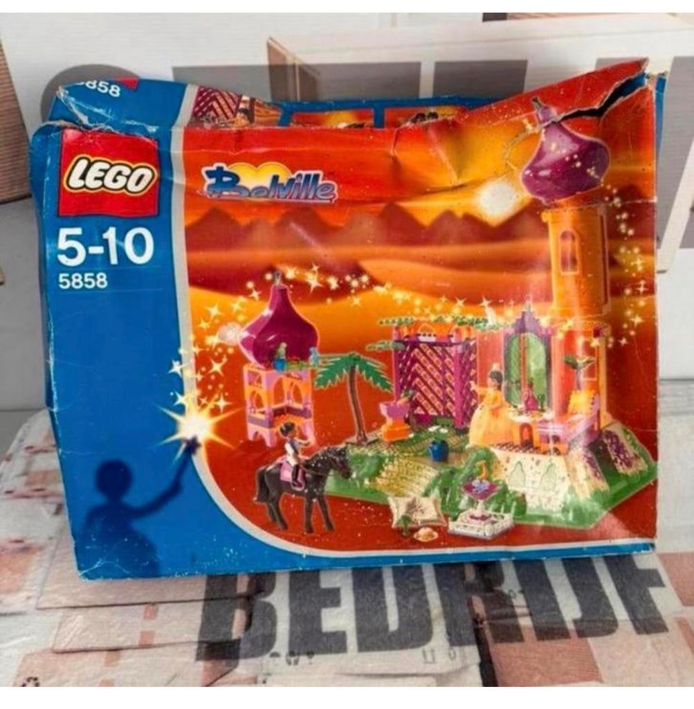 LEGO set - The Golden Palace 5858 Gouden paleis Zeldzaam, Kinderen en Baby's, Speelgoed | Duplo en Lego, Gebruikt, Lego, Ophalen of Verzenden