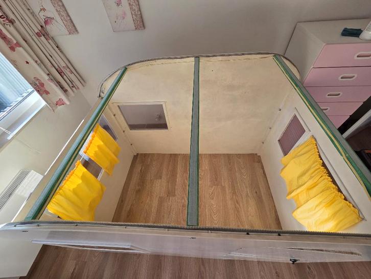 Cabane caravane pour enfant, Kinderen en Baby's, Speelgoed | Buiten | Speelhuisjes, Gebruikt, Hout, Ophalen