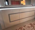 Witte dressoir met LED-licht, lades en kasten, Minder dan 50 cm, Gebruikt, Ophalen