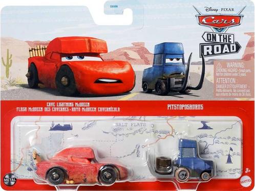 Cars Disney Pixar Cave Lightning McQueen & Pitstoposaurus, Kinderen en Baby's, Speelgoed |Speelgoedvoertuigen, Nieuw, Ophalen of Verzenden