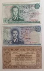 2 BILJETTEN VAN LUXEMBURG EN 1 BILJET VAN NEDERLAND, Ophalen of Verzenden, Overige landen, Setje