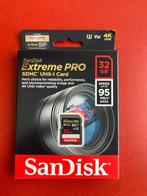SANDISK extreme pro geheugenkaart / memory card stick / 32GB, 32 GB, SDHC, Enlèvement ou Envoi, Autres