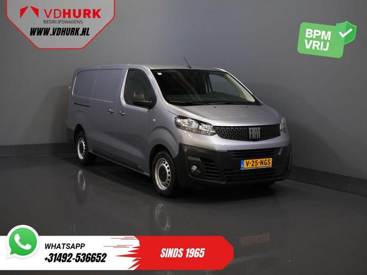 Fiat Scudo 2.0 MJ 145 pk L3 BPM VRIJ! Adapt.Cruise/ Climate/, Auto's, Bestelwagens en Lichte vracht, Bedrijf, ABS, Adaptive Cruise Control