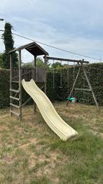 Speeltoren tuin schommel glijbaan, Kinderen en Baby's, Speelgoed | Buiten | Speeltoestellen, Ophalen, Gebruikt, Glijbaan