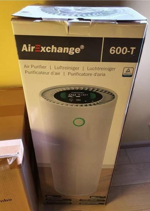 AirExchange 600-T Zwart lucht reiniger, Elektronische apparatuur, Luchtbehandelingsapparatuur, Nieuw, Luchtreiniger, Ophalen