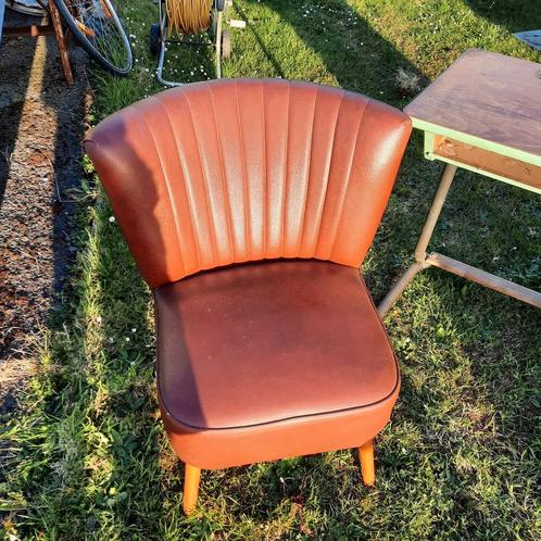 Cocktailzetel  - draaistoel - seventies set , enz., Antiek en Kunst, Antiek | Meubels | Stoelen en Sofa's, Ophalen of Verzenden